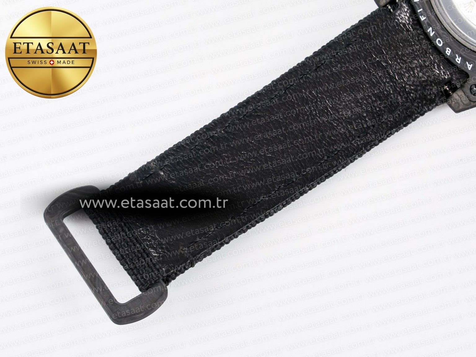 GMT Carbon DIWF Best Edition Black Carbon Dial SS Markers on Black Nylon Strap SA3285 CHS V2 - Görsel 25