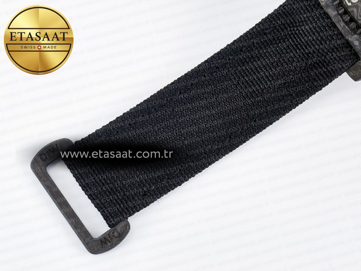 GMT Carbon DIWF Best Edition Black Carbon Dial SS Markers on Black Nylon Strap SA3285 CHS V2 - Görsel 26