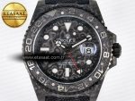 GMT Carbon DIWF Best Edition Black Carbon Dial SS Markers on Black Nylon Strap SA3285 CHS V2 - Görsel 4