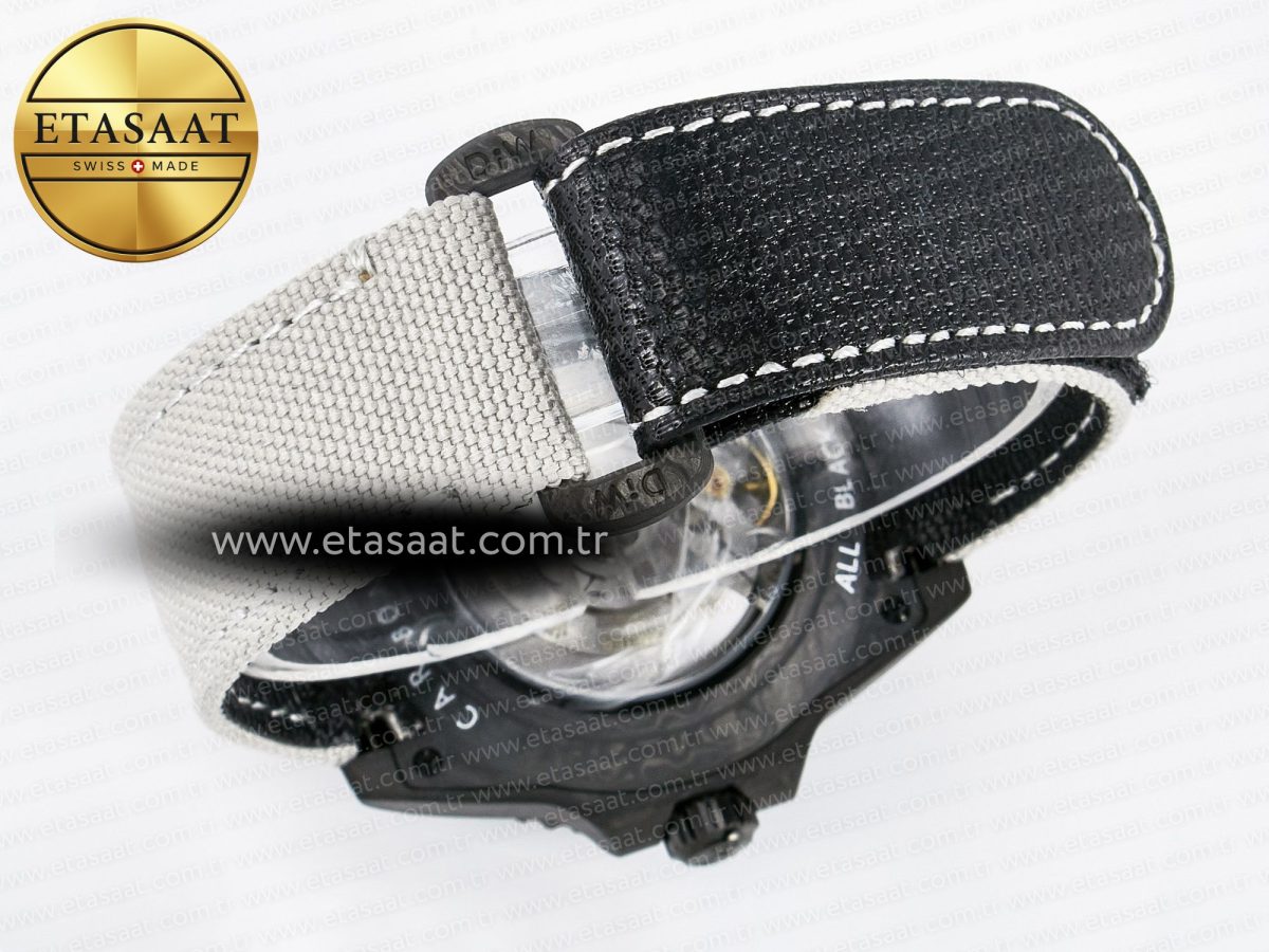 GMT Carbon DIWF Best Edition Black Carbon Dial SS Markers on White Nylon Strap SA3285 CHS V2 - Görsel 16