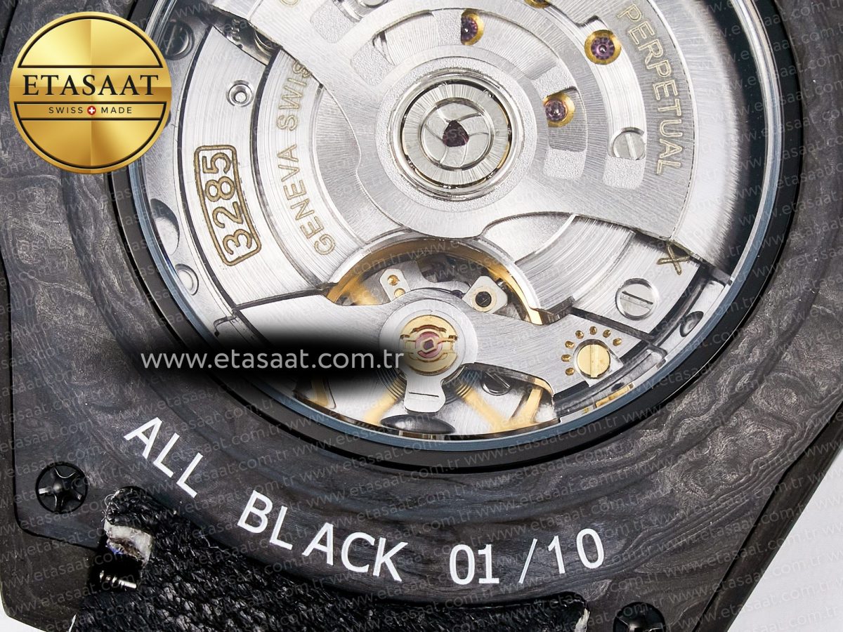 GMT Carbon DIWF Best Edition Black Carbon Dial SS Markers on White Nylon Strap SA3285 CHS V2 - Görsel 20
