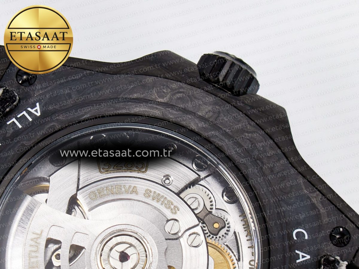 GMT Carbon DIWF Best Edition Black Carbon Dial SS Markers on White Nylon Strap SA3285 CHS V2 - Görsel 21