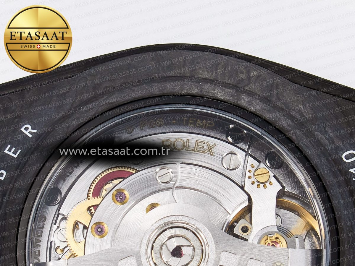 GMT Carbon DIWF Best Edition Black Carbon Dial SS Markers on White Nylon Strap SA3285 CHS V2 - Görsel 22