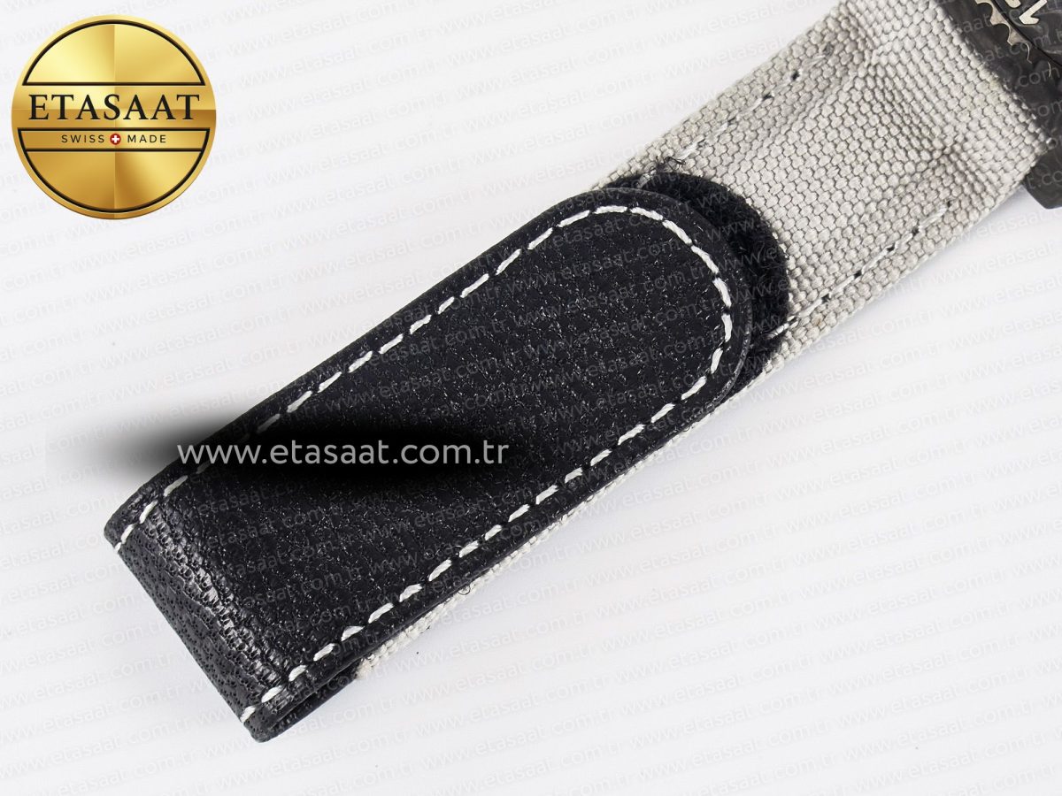 GMT Carbon DIWF Best Edition Black Carbon Dial SS Markers on White Nylon Strap SA3285 CHS V2 - Görsel 23