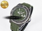 GMT Carbon DIWF Best Edition Green Arabic Dial on Green Nylon Strap SA3186 CHS