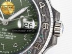 GMT Carbon DIWF Best Edition Green Arabic Dial on Green Nylon Strap SA3186 CHS - Görsel 12