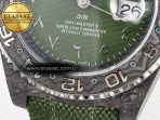 GMT Carbon DIWF Best Edition Green Arabic Dial on Green Nylon Strap SA3186 CHS - Görsel 13