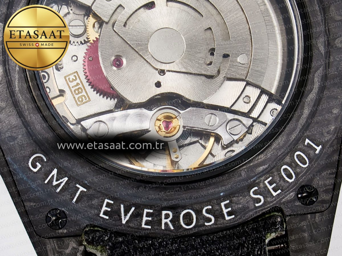 GMT Carbon DIWF Best Edition Green Arabic Dial on Green Nylon Strap SA3186 CHS - Görsel 21