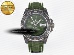 GMT Carbon DIWF Best Edition Green Arabic Dial on Green Nylon Strap SA3186 CHS - Görsel 3