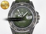 GMT Carbon DIWF Best Edition Green Arabic Dial on Green Nylon Strap SA3186 CHS - Görsel 4