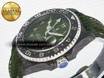 GMT Carbon DIWF Best Edition Green Arabic Dial on Green Nylon Strap SA3186 CHS - Görsel 6