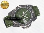 GMT Carbon DIWF Best Edition Green Arabic Dial on Green Nylon Strap SA3186 CHS - Görsel 8