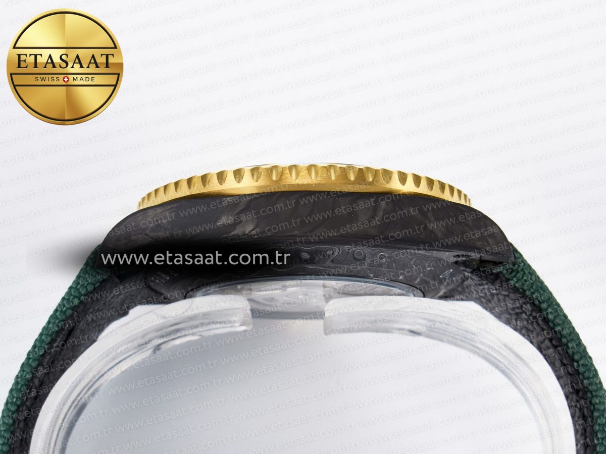 GMT Carbon DIWF Best Edition Yellow Dial on Green Nylon Strap SA3285 CHS V2 - Görsel 14
