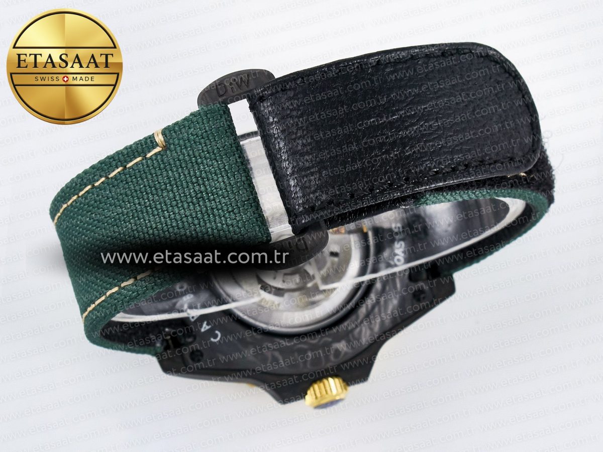 GMT Carbon DIWF Best Edition Yellow Dial on Green Nylon Strap SA3285 CHS V2 - Görsel 16