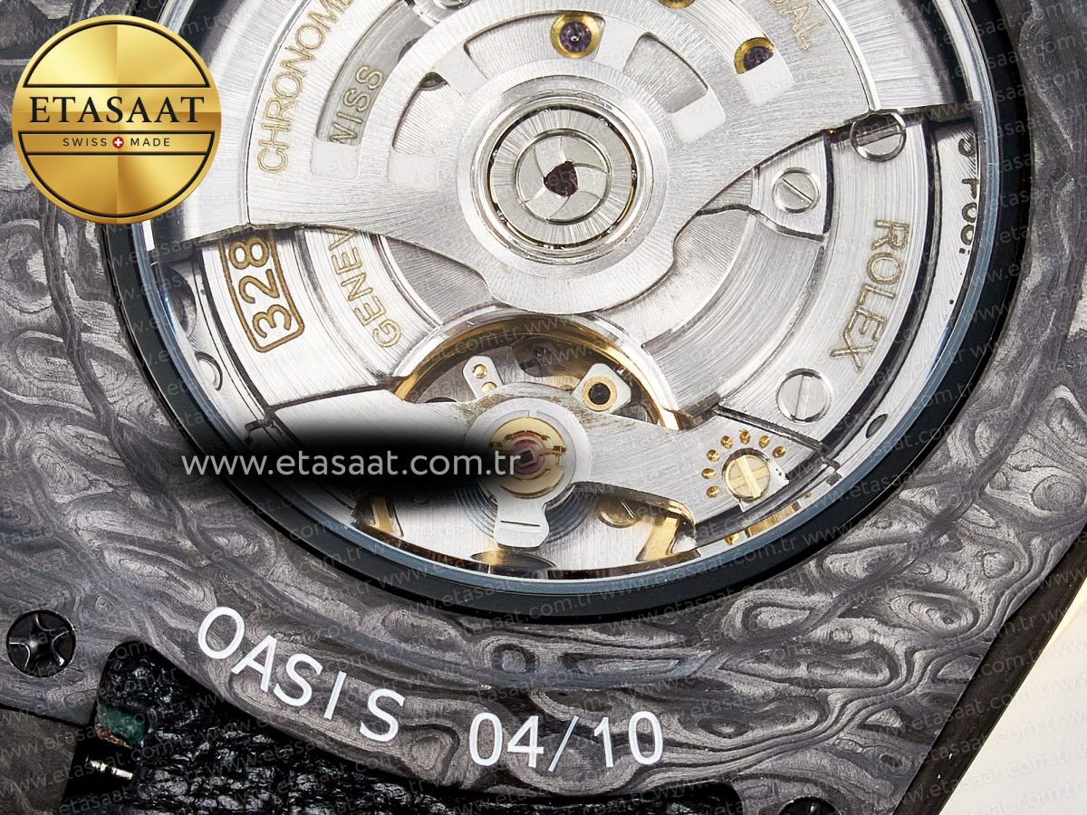 GMT Carbon DIWF Best Edition Yellow Dial on Green Nylon Strap SA3285 CHS V2 - Görsel 21