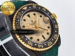 GMT Carbon DIWF Best Edition Yellow Dial on Green Nylon Strap SA3285 CHS V2 - Görsel 5