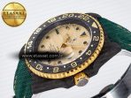 GMT Carbon DIWF Best Edition Yellow Dial on Green Nylon Strap SA3285 CHS V2 - Görsel 6