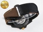 GMT Carbon DIWF Best Edition Yellow Roman Dial on Brown Nylon Strap SA3285 CHS V2 - Görsel 16