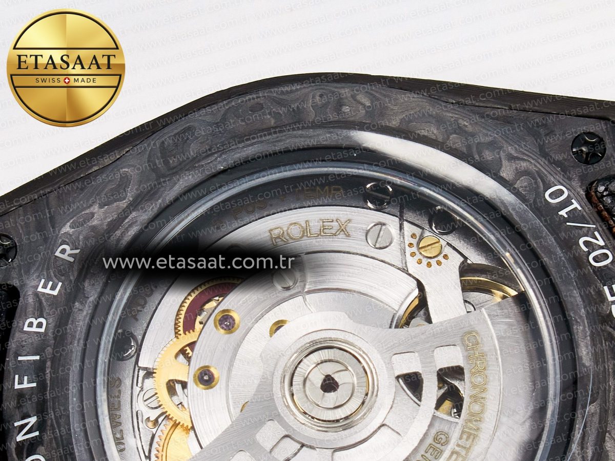 GMT Carbon DIWF Best Edition Yellow Roman Dial on Brown Nylon Strap SA3285 CHS V2 - Görsel 21