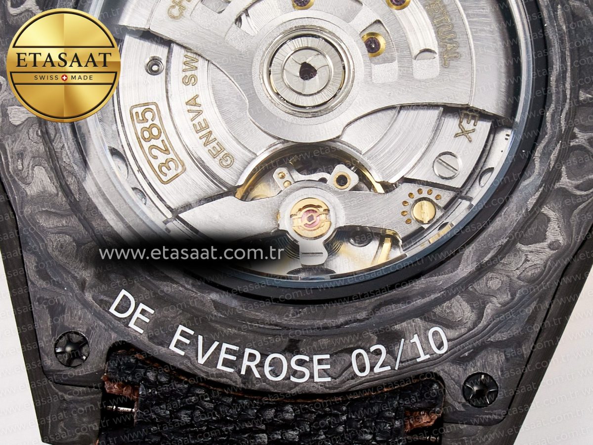 GMT Carbon DIWF Best Edition Yellow Roman Dial on Brown Nylon Strap SA3285 CHS V2 - Görsel 22