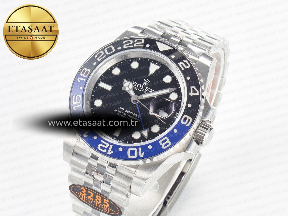 GMT-Master II 126710 BLNR Blue/Black Ceramic QF 1:1 Best Edition on Jubilee Bracelet VR3285 CHS - Görsel 1