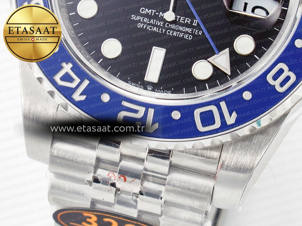 GMT-Master II 126710 BLNR Blue/Black Ceramic QF 1:1 Best Edition on Jubilee Bracelet VR3285 CHS - Görsel 13