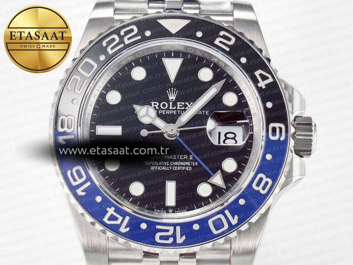 GMT-Master II 126710 BLNR Blue/Black Ceramic QF 1:1 Best Edition on Jubilee Bracelet VR3285 CHS - Görsel 4