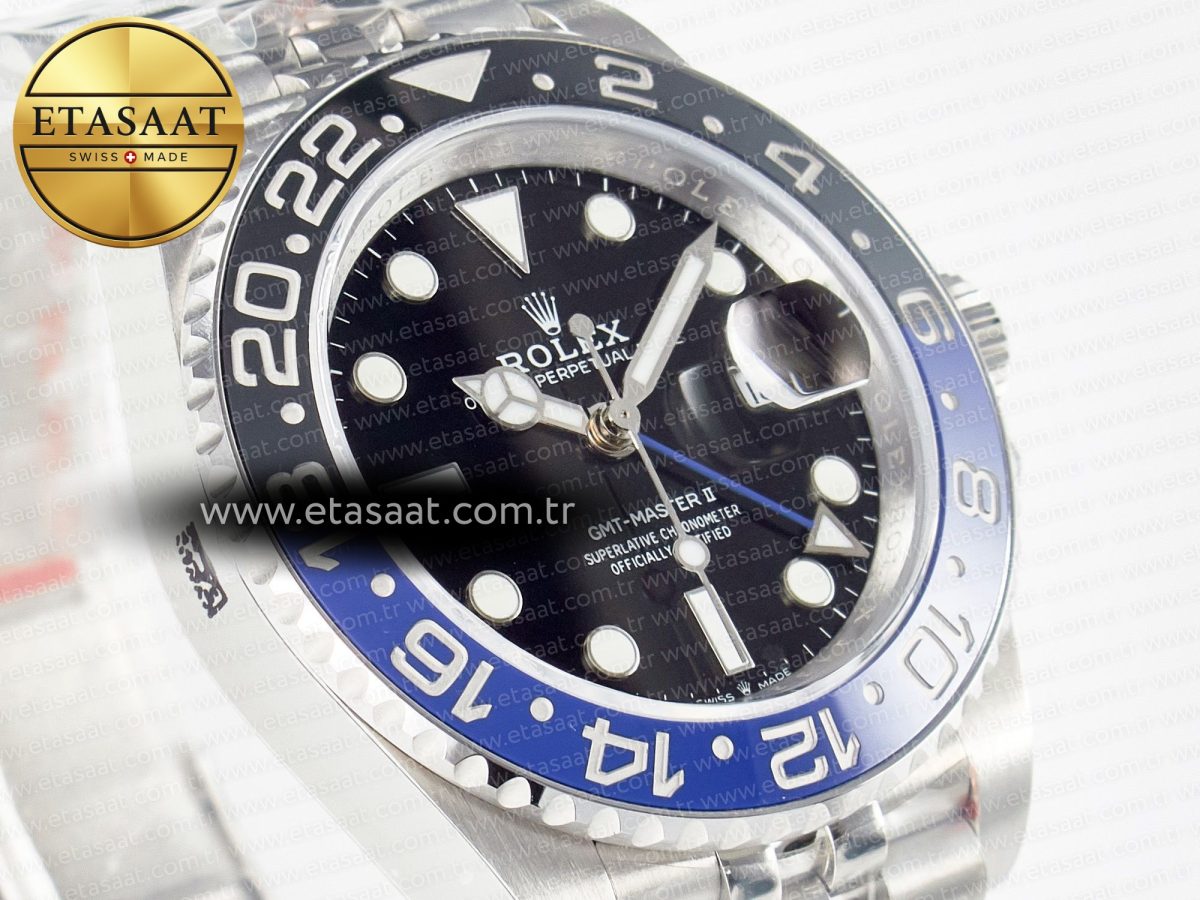 GMT-Master II 126710 BLNR Blue/Black Ceramic QF 1:1 Best Edition on Jubilee Bracelet VR3285 CHS - Görsel 5