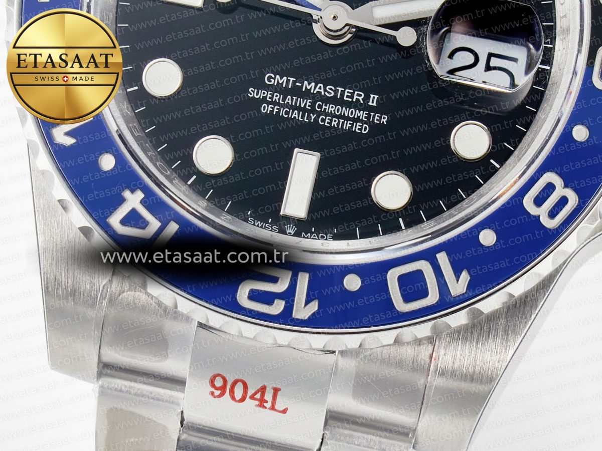 GMT-Master II 126710 BLNR Blue/Black Ceramic QF 1:1 Best Edition on Oyster Bracelet VR3285 CHS - Görsel 13