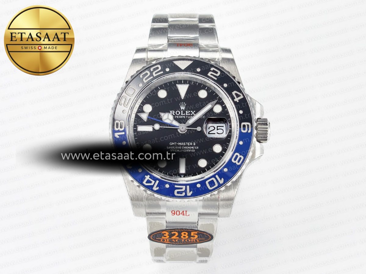 GMT-Master II 126710 BLNR Blue/Black Ceramic QF 1:1 Best Edition on Oyster Bracelet VR3285 CHS - Görsel 3