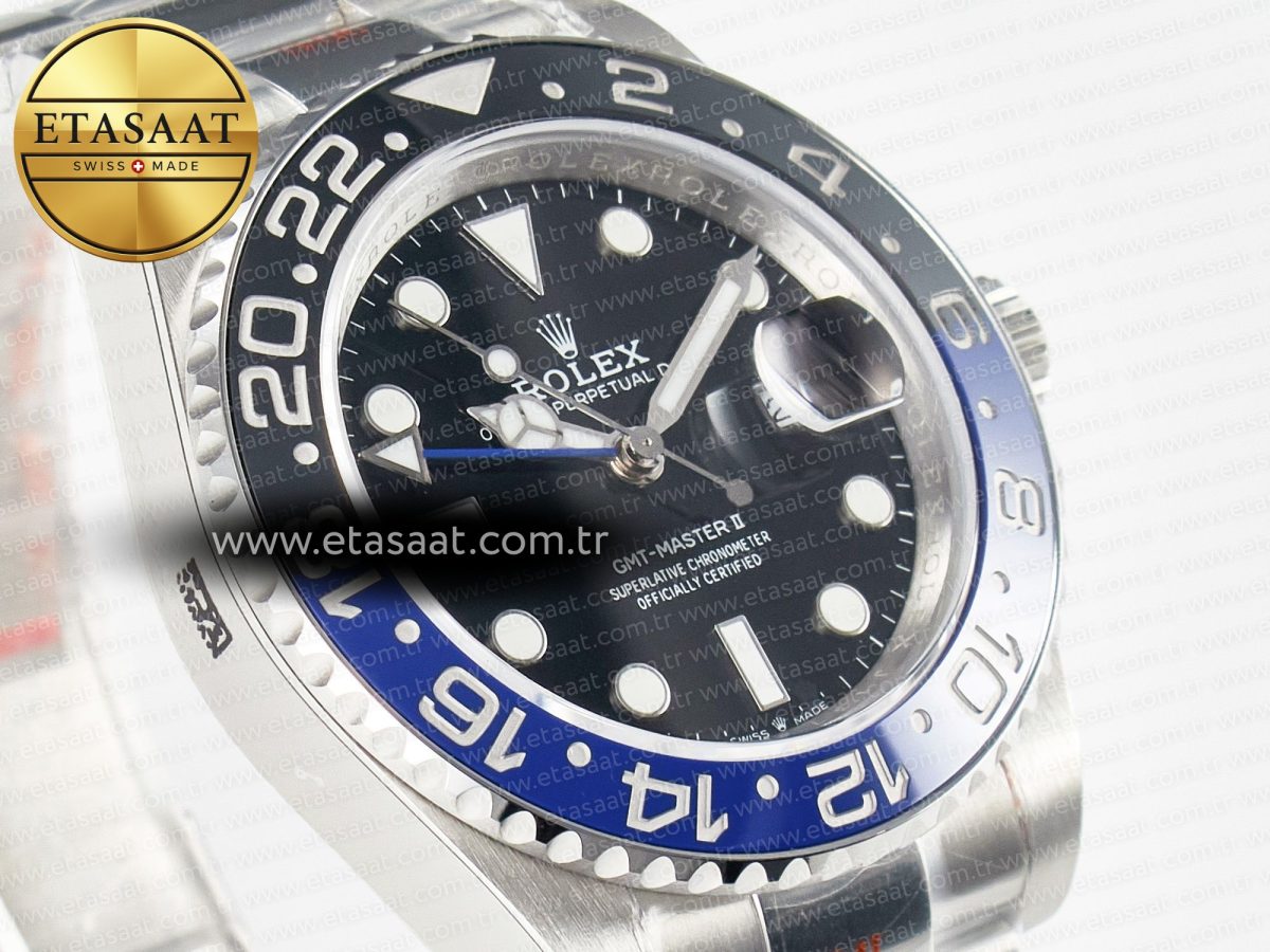 GMT-Master II 126710 BLNR Blue/Black Ceramic QF 1:1 Best Edition on Oyster Bracelet VR3285 CHS - Görsel 5