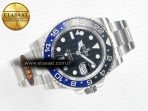 GMT-Master II 126710 BLNR Blue/Black Ceramic QF 1:1 Best Edition on Oyster Bracelet VR3285 CHS - Görsel 8