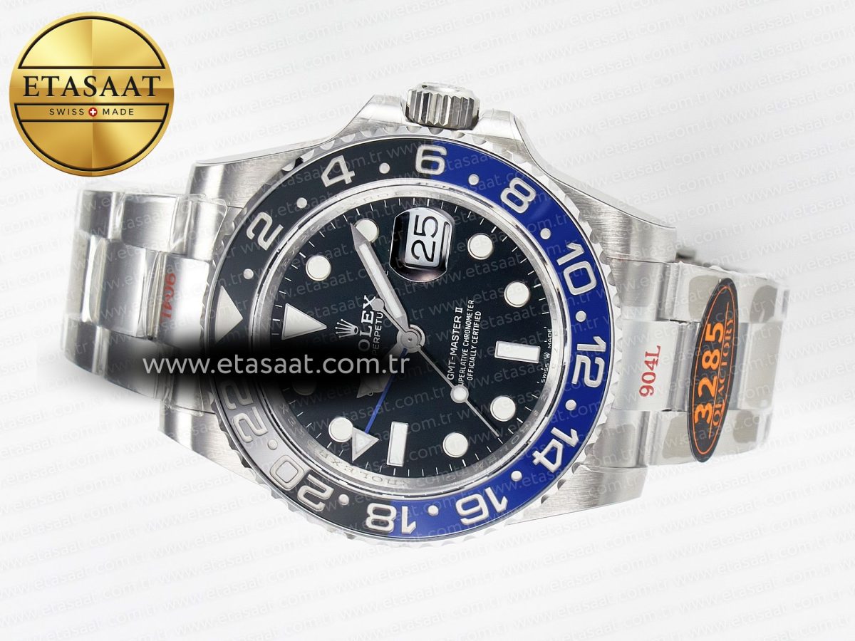GMT-Master II 126710 BLNR Blue/Black Ceramic QF 1:1 Best Edition on Oyster Bracelet VR3285 CHS - Görsel 9