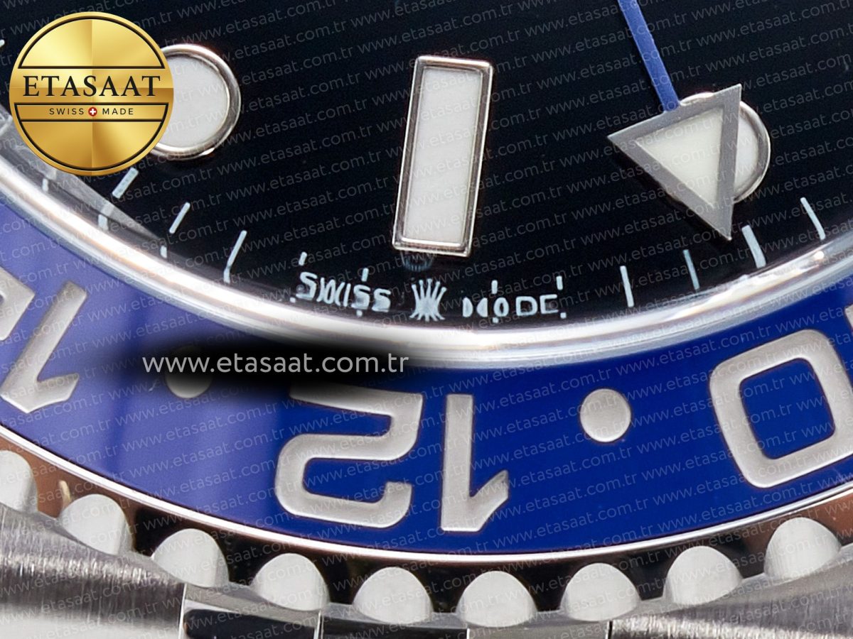 GMT-Master II 126710 BLNR Clean Black/Blue Ceramic 904L Steel Best Edition on Jubilee Bracelet DD3285 - Görsel 13