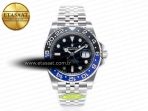 GMT-Master II 126710 BLNR Clean Black/Blue Ceramic 904L Steel Best Edition on Jubilee Bracelet DD3285 - Görsel 3