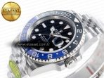 GMT-Master II 126710 BLNR Clean Black/Blue Ceramic 904L Steel Best Edition on Jubilee Bracelet DD3285 - Görsel 6