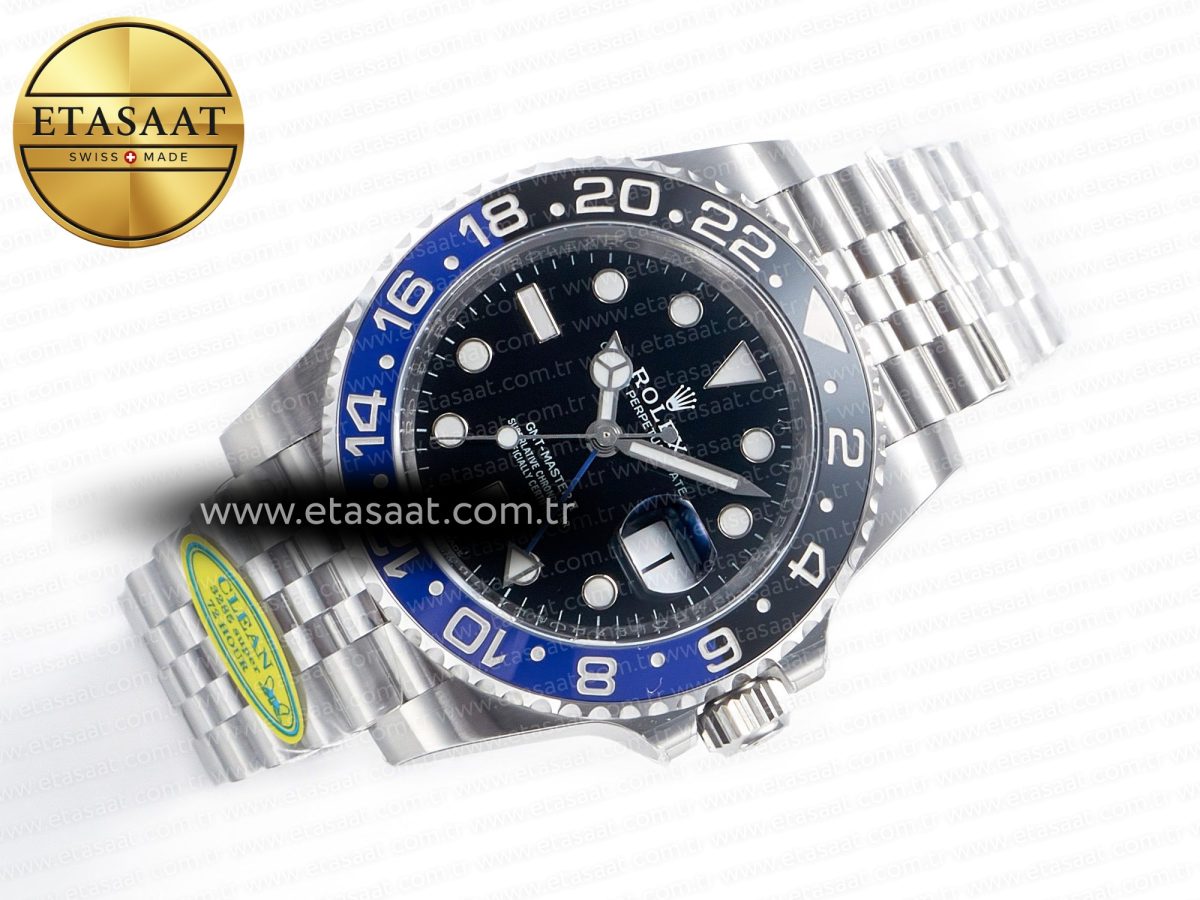 GMT-Master II 126710 BLNR Clean Black/Blue Ceramic 904L Steel Best Edition on Jubilee Bracelet DD3285 - Görsel 8