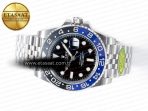GMT-Master II 126710 BLNR Clean Black/Blue Ceramic 904L Steel Best Edition on Jubilee Bracelet DD3285 - Görsel 9