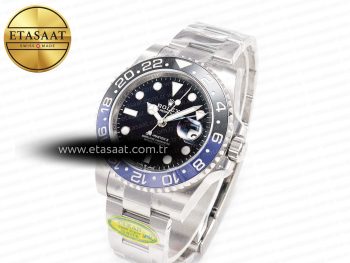 GMT-Master II 126710 BLNR Clean Black/Blue Ceramic 904L Steel Best Edition on Oyster Bracelet DD3285 CHS