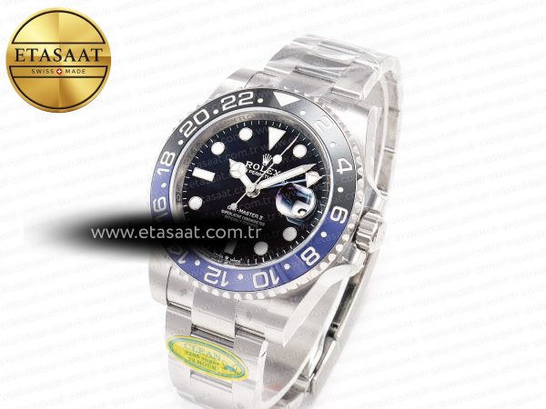 GMT-Master II 126710 BLNR Clean Black/Blue Ceramic 904L Steel Best Edition on Oyster Bracelet DD3285 CHS