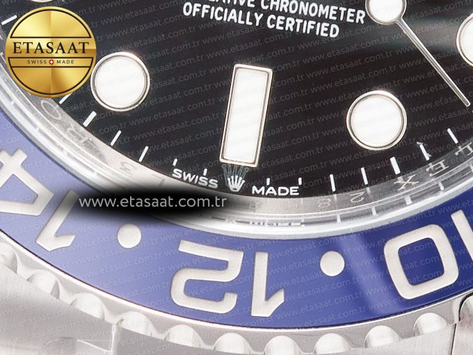 GMT-Master II 126710 BLNR Clean Black/Blue Ceramic 904L Steel Best Edition on Oyster Bracelet DD3285 CHS - Görsel 13