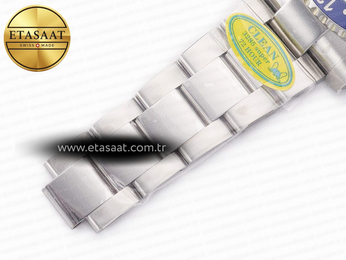 GMT-Master II 126710 BLNR Clean Black/Blue Ceramic 904L Steel Best Edition on Oyster Bracelet DD3285 CHS - Görsel 26