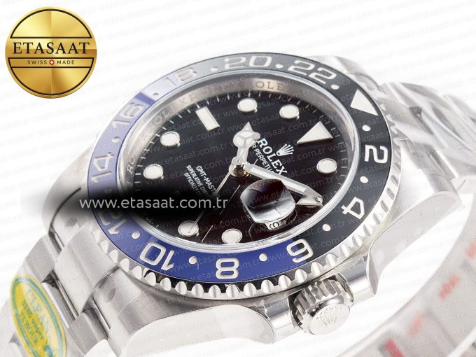 GMT-Master II 126710 BLNR Clean Black/Blue Ceramic 904L Steel Best Edition on Oyster Bracelet DD3285 CHS - Görsel 6