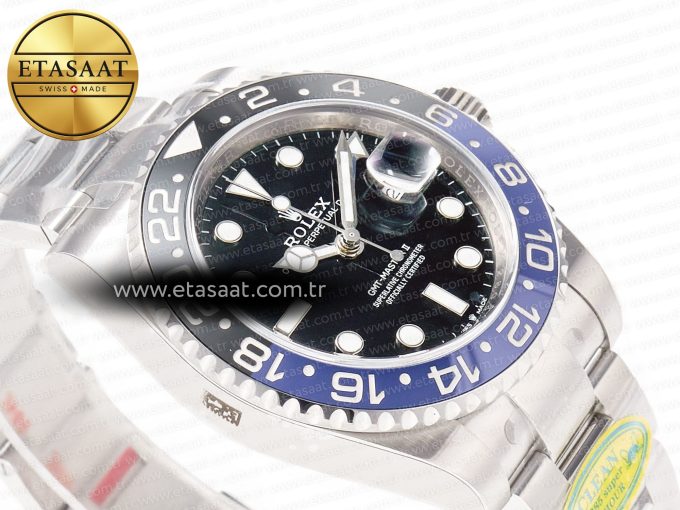 GMT-Master II 126710 BLNR Clean Black/Blue Ceramic 904L Steel Best Edition on Oyster Bracelet DD3285 CHS - Görsel 7