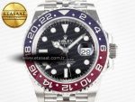 GMT-Master II 126710 BLRO Blue/Red Ceramic 904L ARF 1:1 Best Edition on Jubilee Bracelet SH3285 V3 - Görsel 4