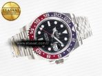 GMT-Master II 126710 BLRO Blue/Red Ceramic 904L ARF 1:1 Best Edition on Jubilee Bracelet SH3285 V3 - Görsel 9