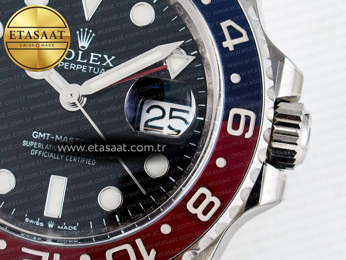 GMT-Master II 126710 BLRO Blue/Red Ceramic Clean Factory Best Edition on Jubilee Bracelet DD3285 CHS V2 - Görsel 11