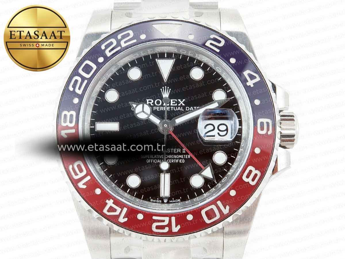 GMT-Master II 126710 BLRO Blue/Red Ceramic Clean Factory Best Edition on Oyster Bracelet DD3285 CHS V2 - Görsel 4