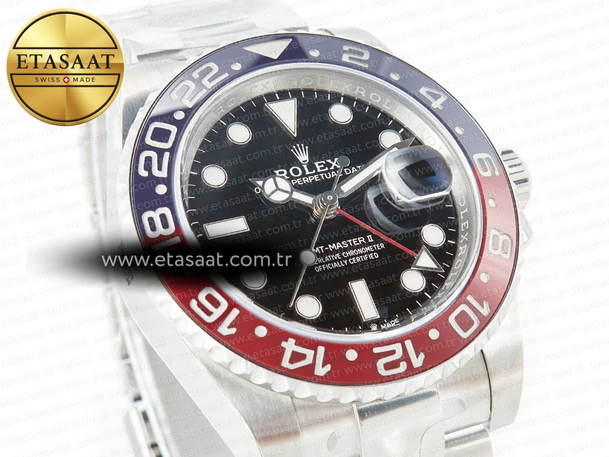 GMT-Master II 126710 BLRO Blue/Red Ceramic Clean Factory Best Edition on Oyster Bracelet DD3285 CHS V2 - Görsel 5