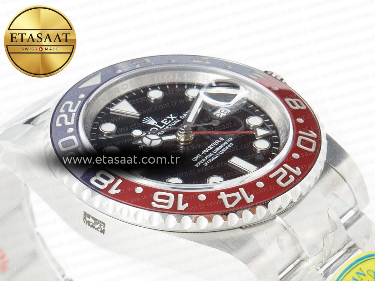 GMT-Master II 126710 BLRO Blue/Red Ceramic Clean Factory Best Edition on Oyster Bracelet DD3285 CHS V2 - Görsel 7